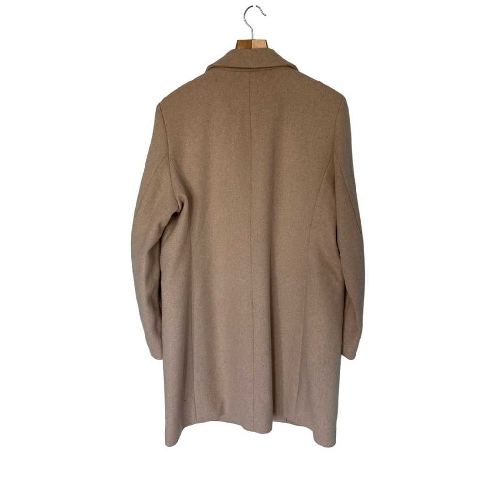 NWT RW&CO NUDE PINK TWILL PEA COAT, US XL - Picture 2 of 9